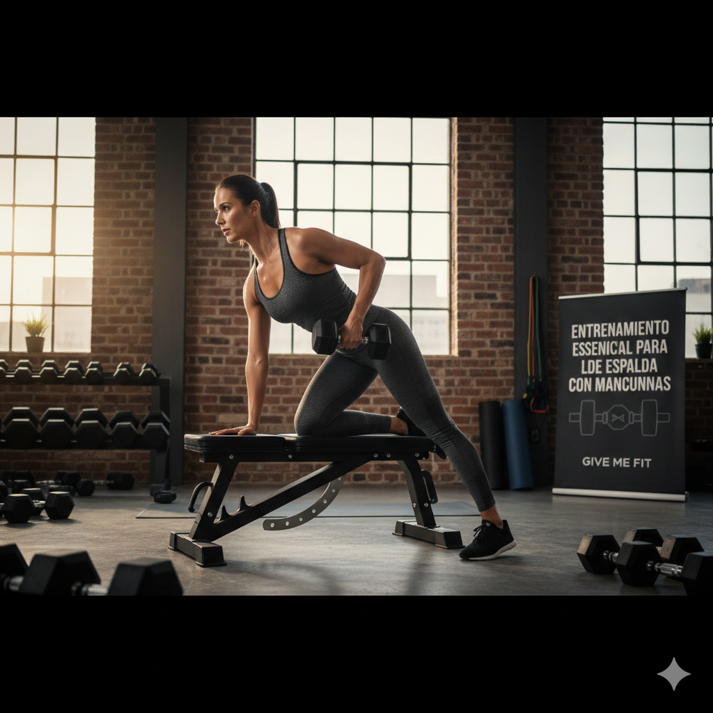 Ejercicios de espalda con mancuernas