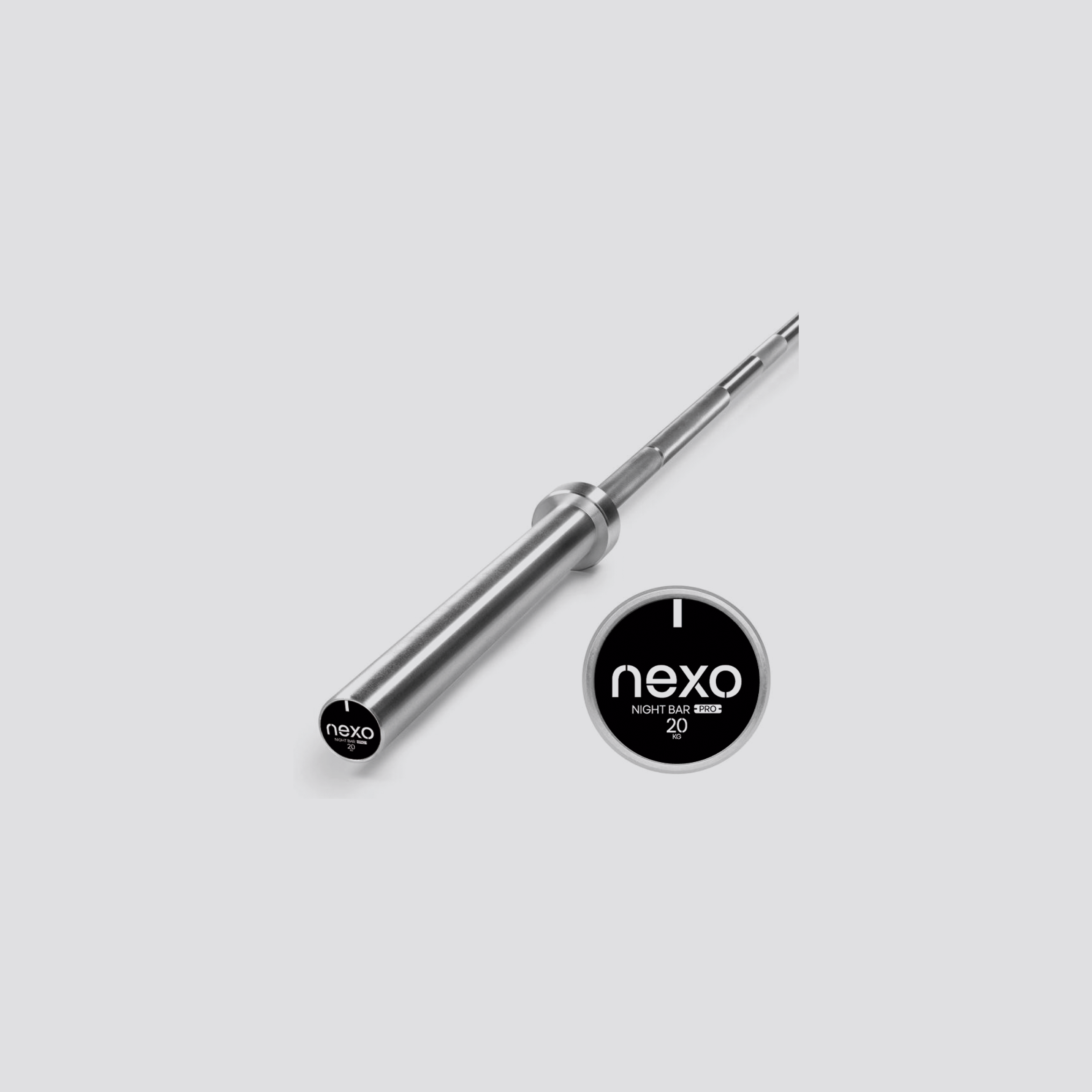 Barra Cross Training · NEXO · 2,20 m · 20 kg · 4 y 6 Rodamientos