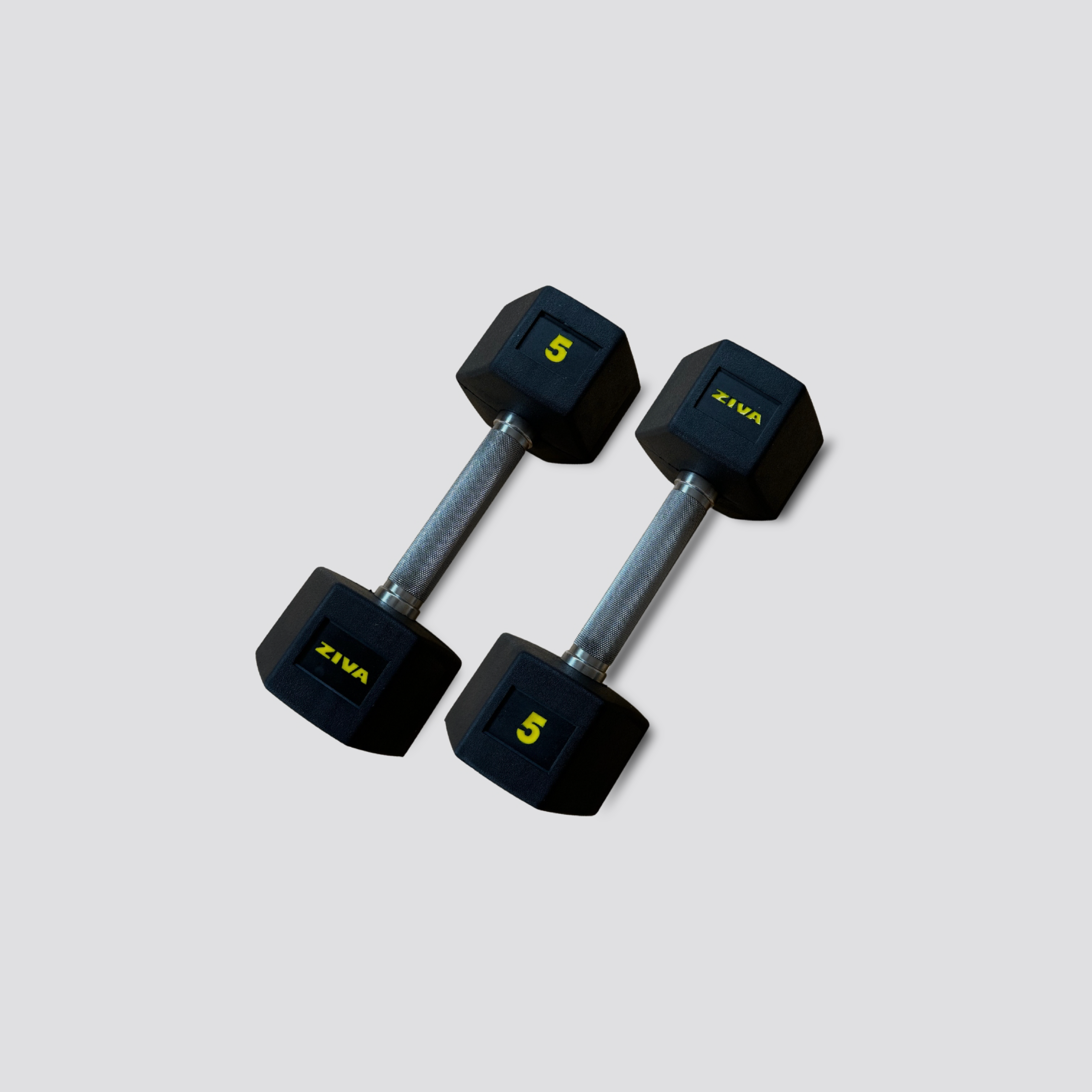 Haltère hexagonal · GiveMeFit · Caoutchouc · De 1 kg à 50 kg · Unité