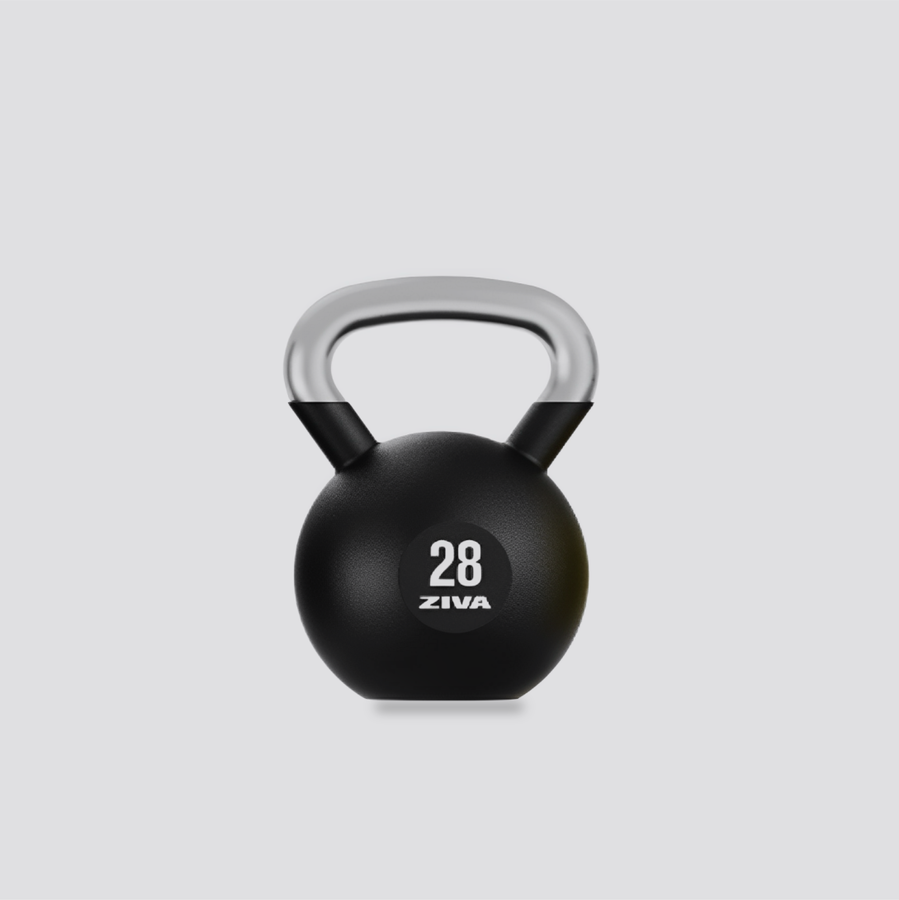 Kettlebell Performance Vinilo Agarre Cromado · Ziva · De 4 kg A 32 kg · Unidad