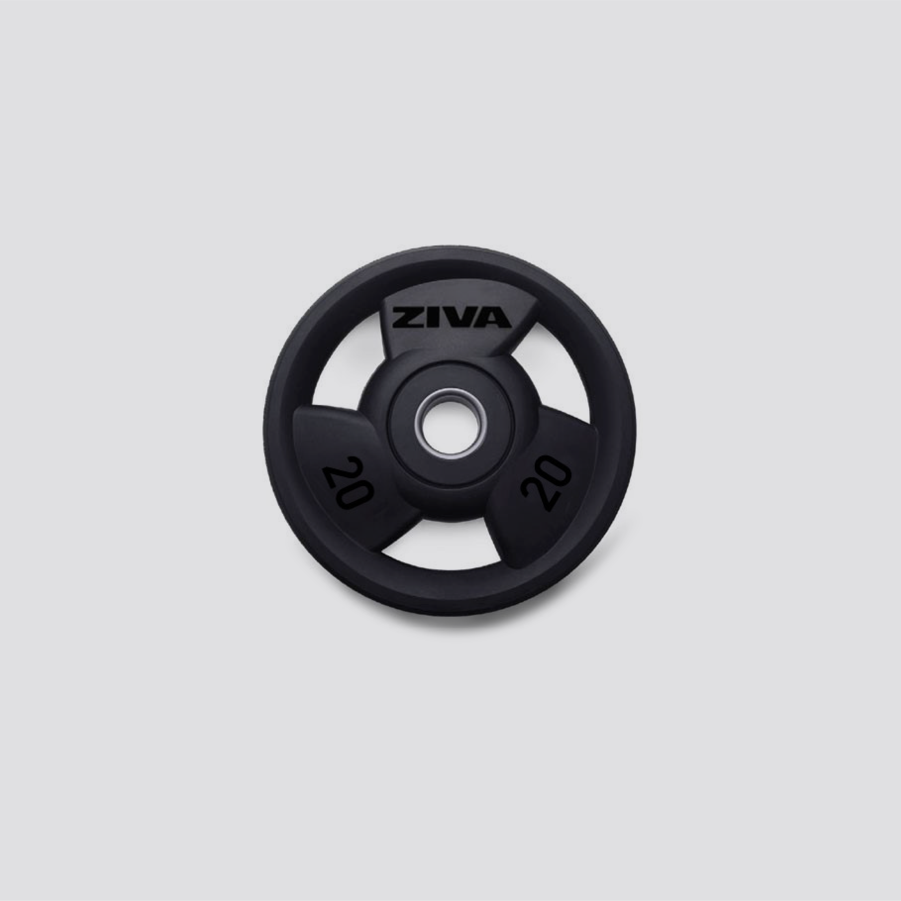 Poignée en caoutchouc vierge Olympic Disc SL · Ziva · De 1,25 à 25 kg