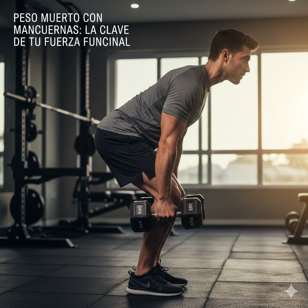 Peso muerto con mancuernas: La base de un entrenamiento adaptable