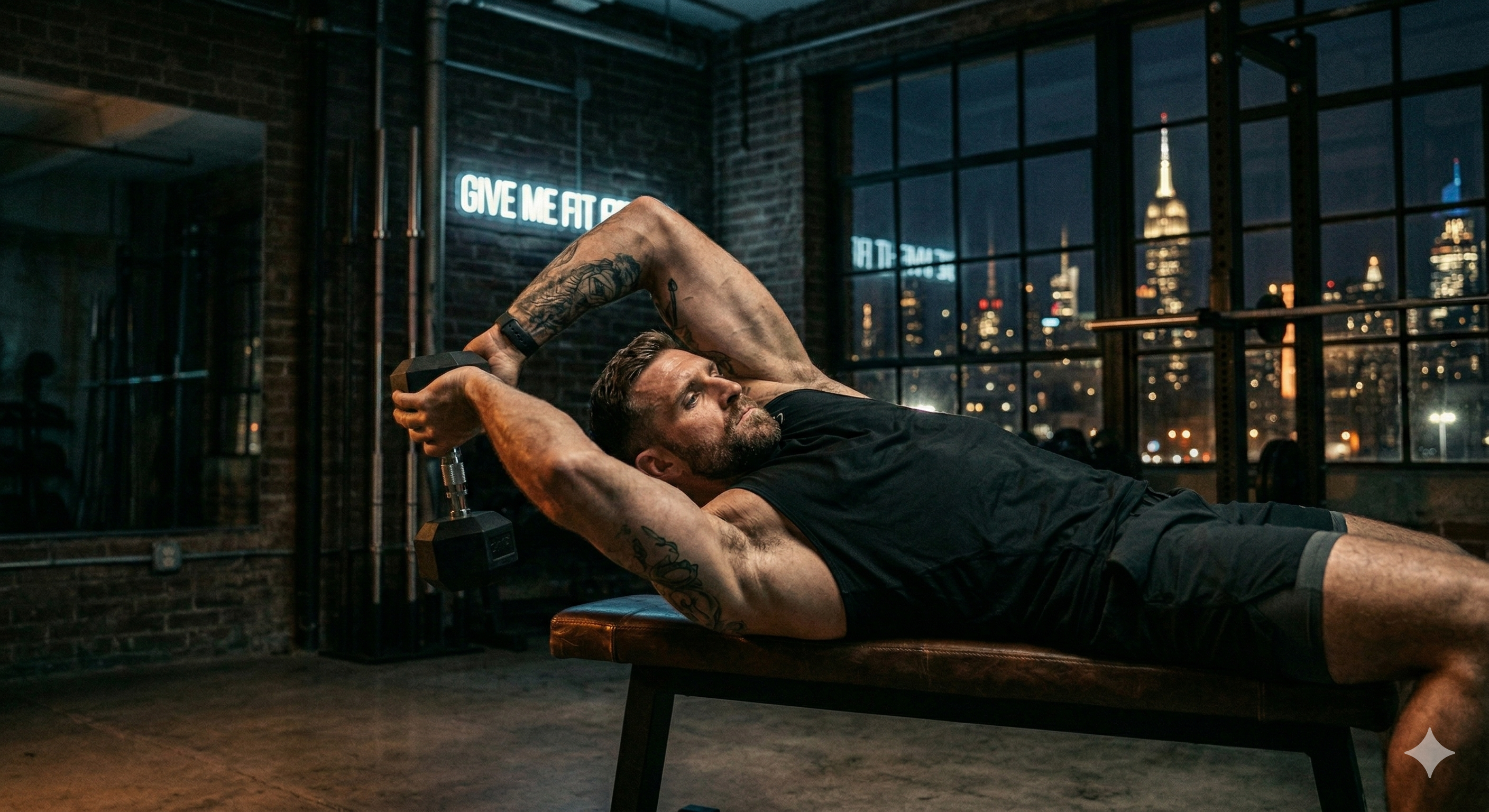 Cómo hacer pullovers con mancuernas