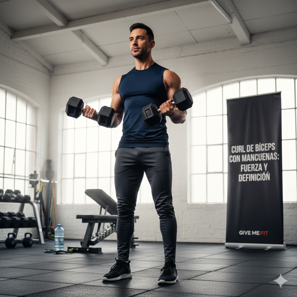 Curl de bíceps con mancuernas: El ejercicio para ganar fuerza y definición